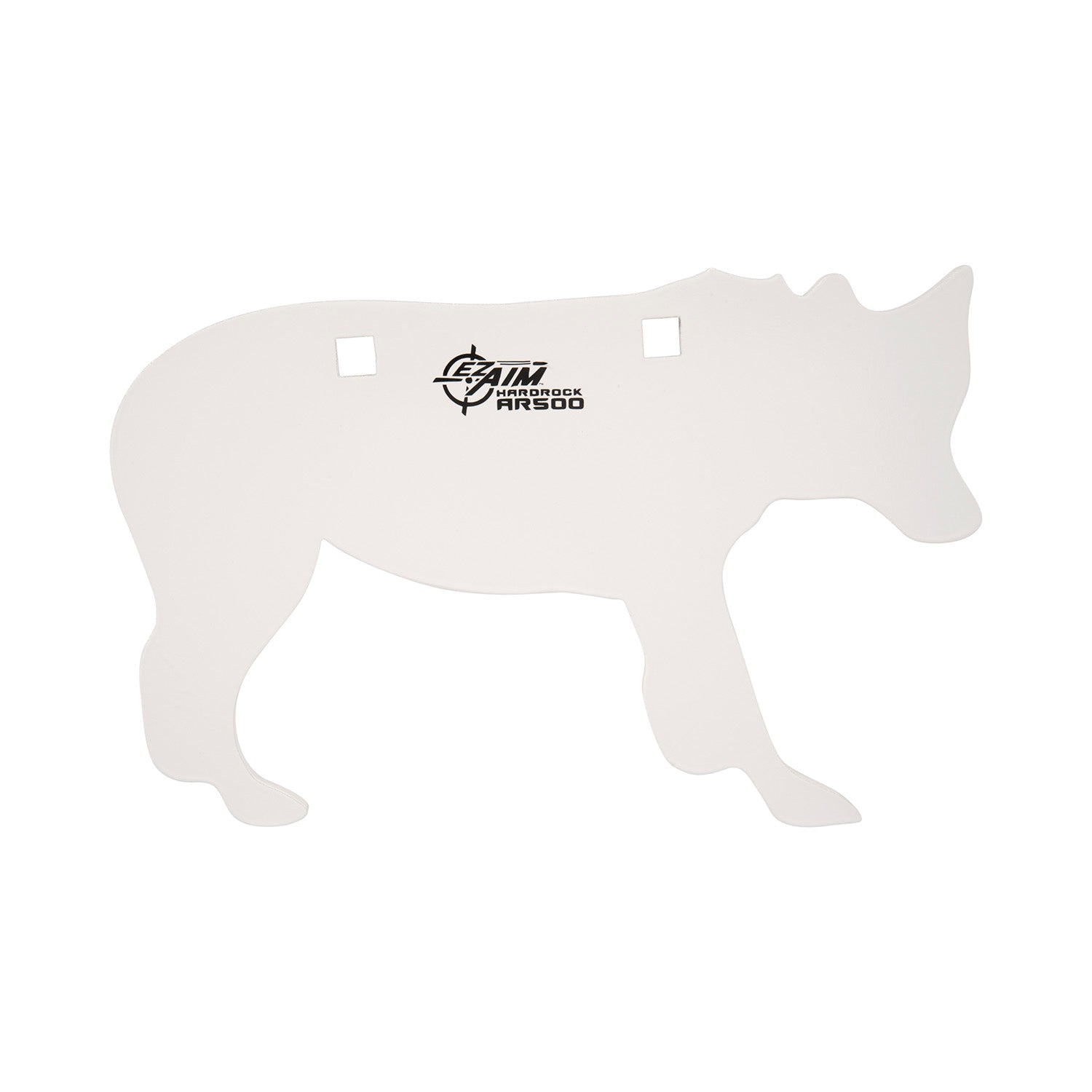EZ-Aim 15574 Steel Silhouette Coyote Shooting Target, AR500, White Finish