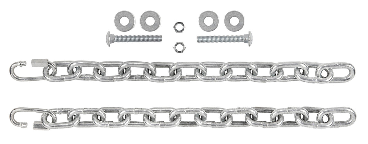 EZ-Aim Stainless Steel 7" Gong Chain & Hardware Kit, 2 Pack