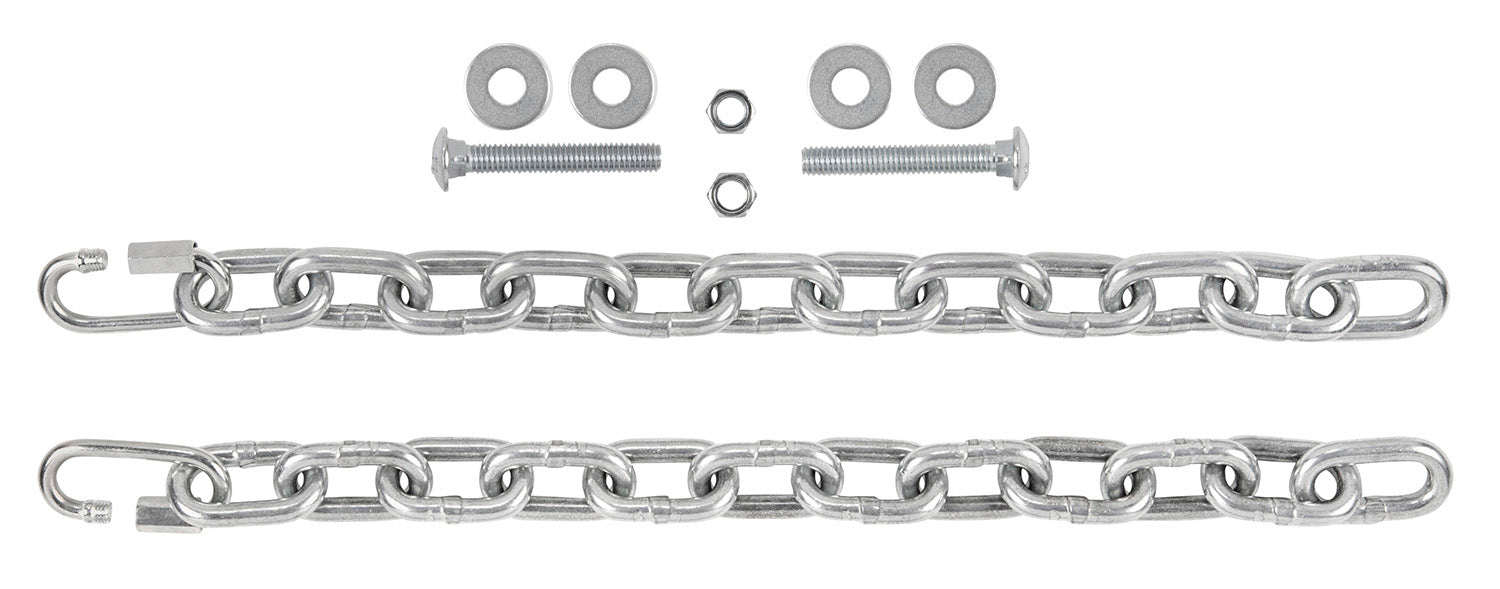 EZ-Aim Stainless Steel 7" Gong Chain & Hardware Kit, 2 Pack