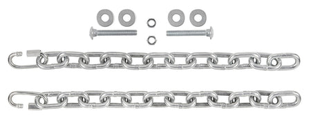 EZ-Aim Stainless Steel 7" Gong Chain & Hardware Kit, 2 Pack