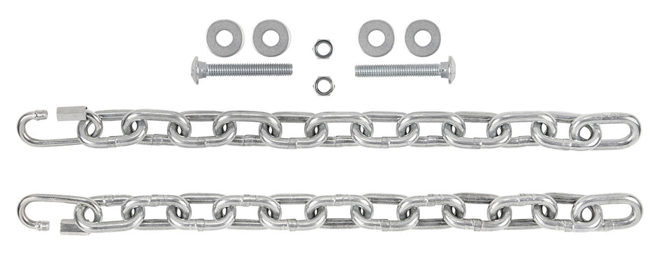 EZ-Aim Stainless Steel 7" Gong Chain & Hardware Kit, 2 Pack