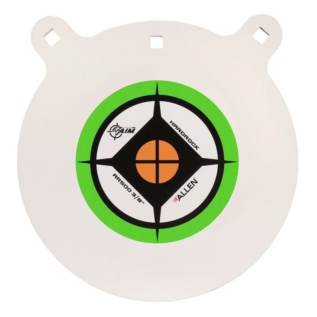 EZ-Aim AR500 Steel Shooting Gong, 12" Round, .38" Thick, Powder Coat Finish