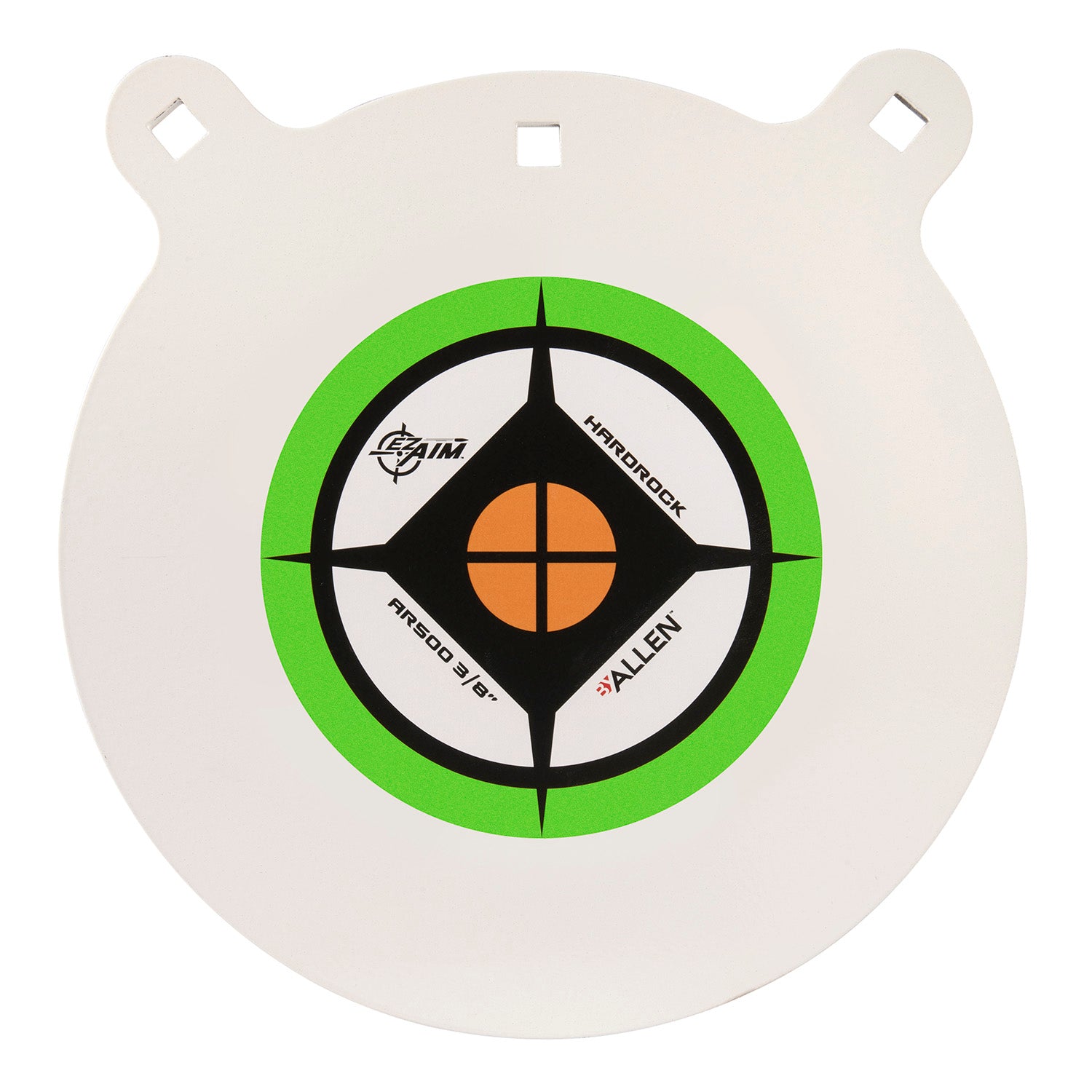 EZ-Aim AR500 Steel Shooting Gong, 12" Round, .38" Thick, Powder Coat Finish