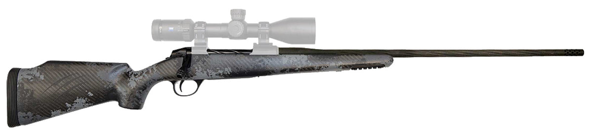 Fierce Firearms FRG65PRC22BU Twisted Rage Full Size 6.5 PRC 3+1 22" Black Cerakote Fluted Threaded Barrel, Black Cerakote Steel Receiver, Urban Camo C3 Carbon Rage w/Pic Rail Carbon Fiber Stock