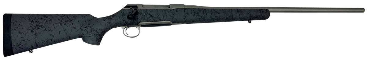 Sauer S1HSGFT65C 100 6.5 Creedmoor Caliber with 5+1 Capacity, 22" Barrel, Gray Cerakote Metal Finish & Gray Black Webbed Fixed HS Precision Stock Right Hand (Full Size)