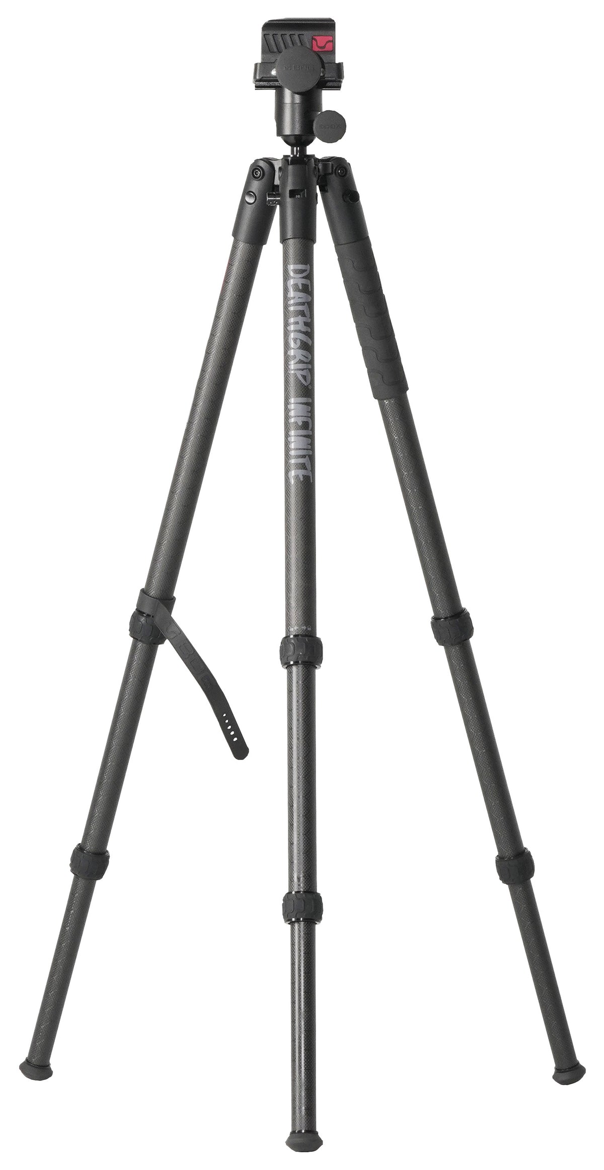 Bog-Pod DeathGrip Infinite Carbon Fiber Tripod Black Finish Quick-Change System 6.5"-59"