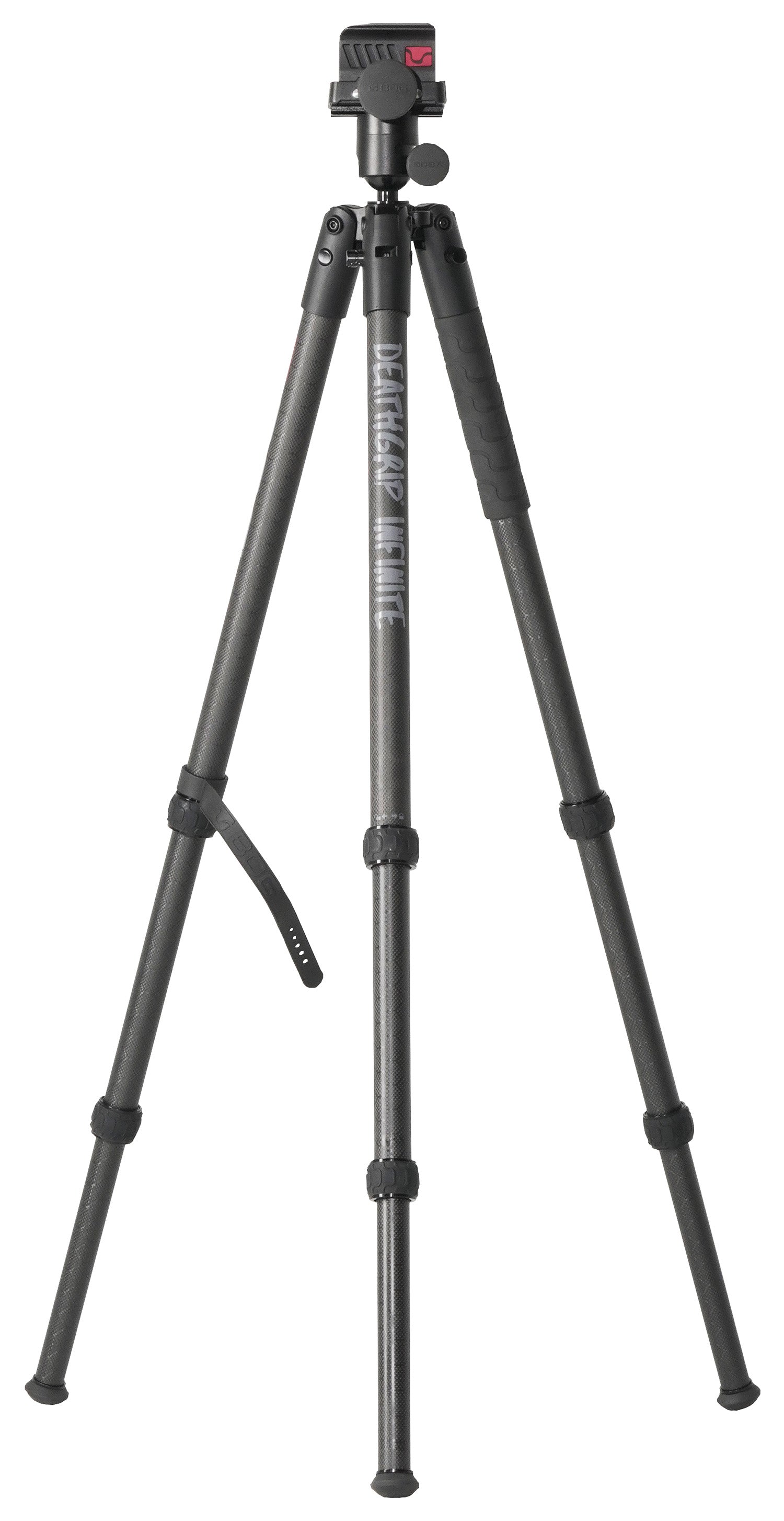 Bog-Pod DeathGrip Infinite Carbon Fiber Tripod Black Finish Quick-Change System 6.5"-59"