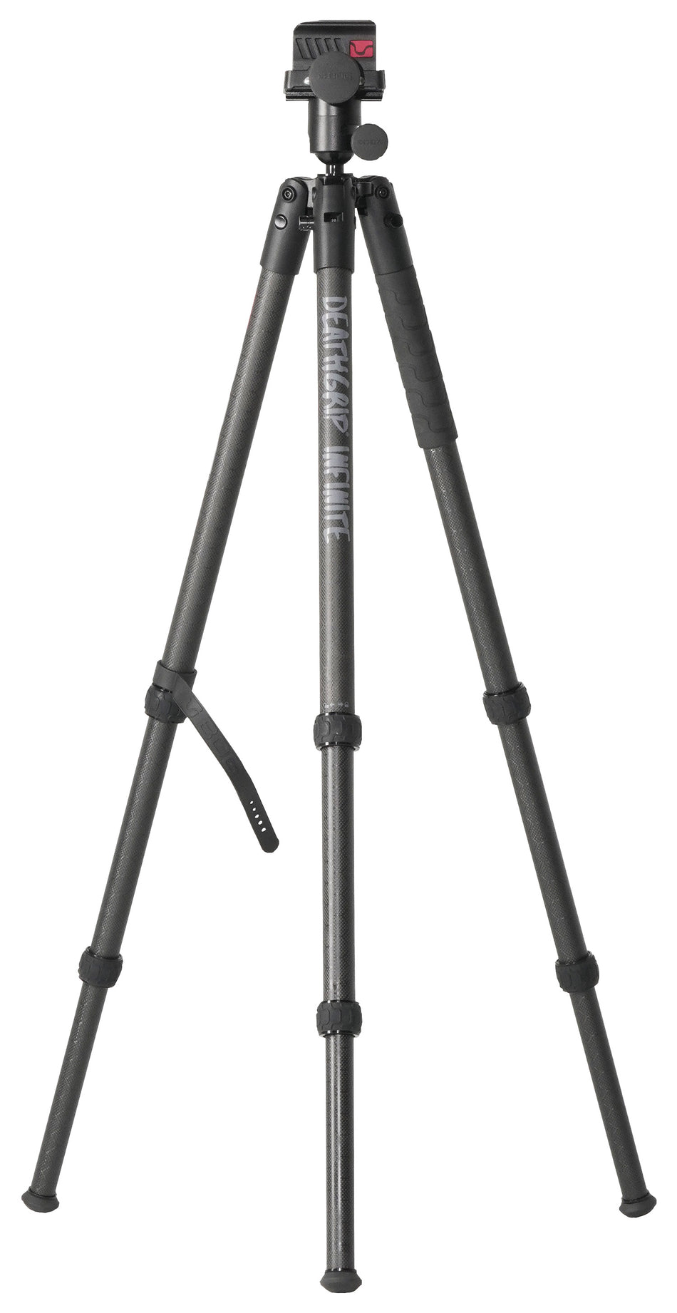 Bog-Pod DeathGrip Infinite Carbon Fiber Tripod Black Finish Quick-Change System 6.5"-59"