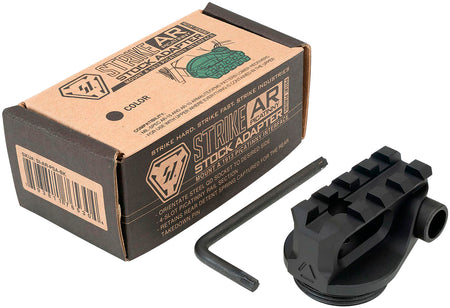 Strike Industries ARPSABK Picatinny Stock and Stabilizer Adapter for AR Lower Receiver Black