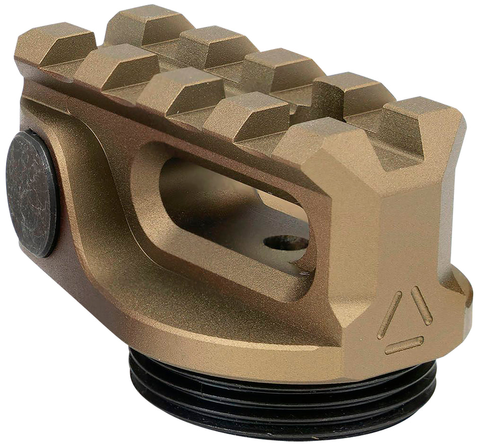 Strike Industries FDE Anodized AR Picatinny Stock Adapter 4-Slot Rail with Anti-Loosening Detent