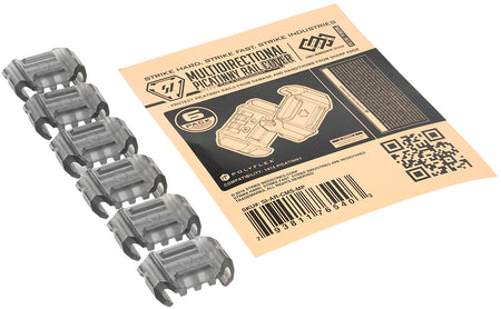 Strike Industries ARCMSMP Multidirectional Picatinny Rail Cover SI CMS Cable Management Clear Smoke