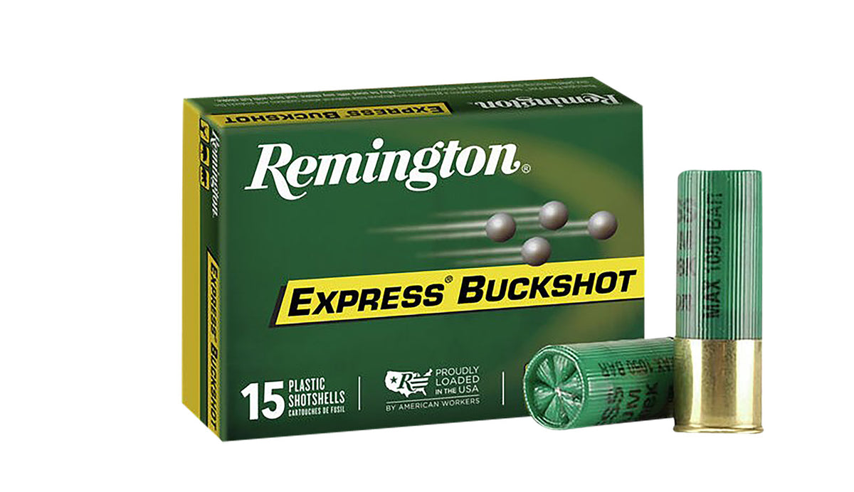 Remington Express 9 Pellets Shotgun Ammo 12 Gauge 2.75 in 1-1/8 oz 00 Buck