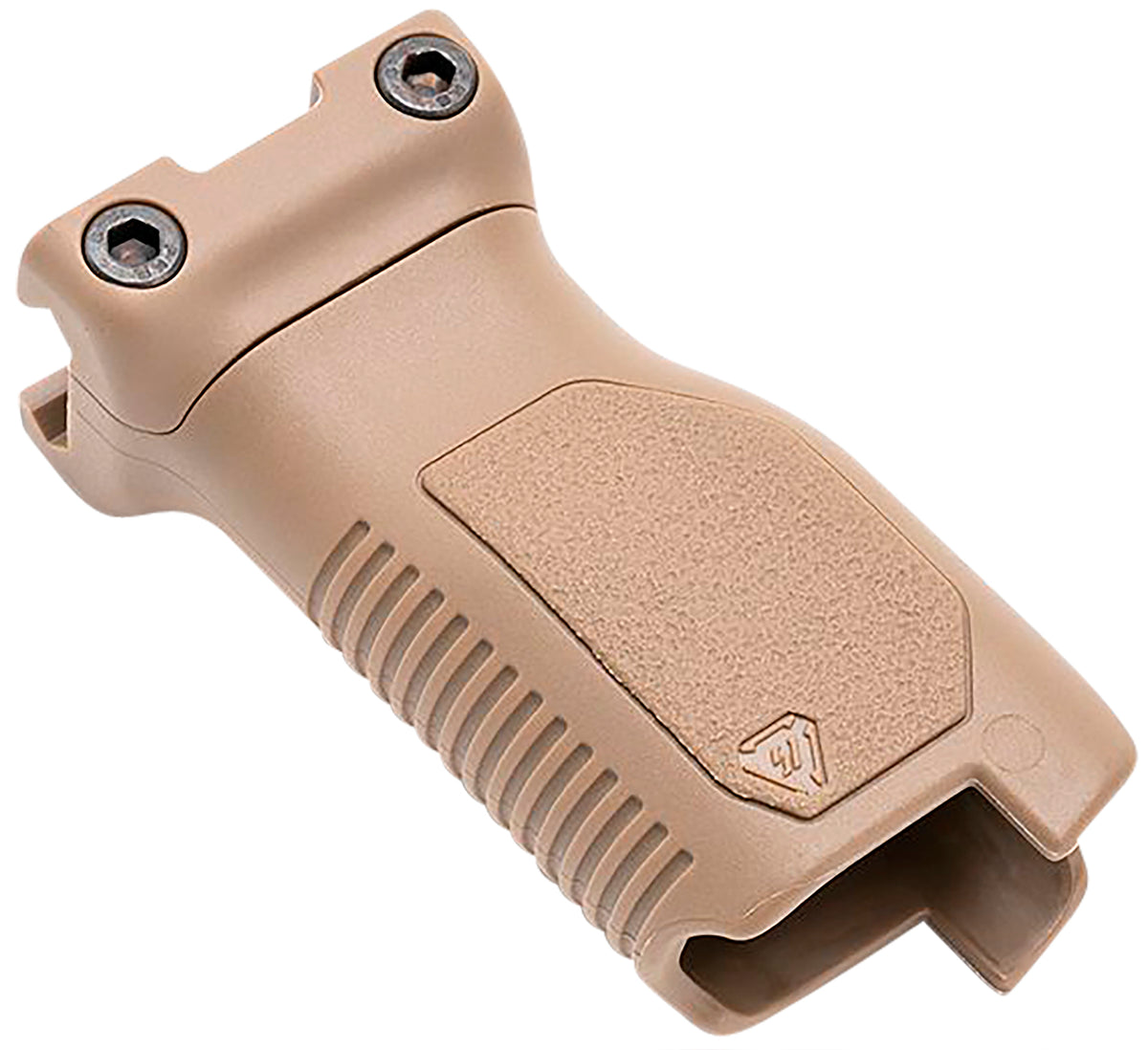 Strike Industries Picatinny Long Angled Grip Cable Storage Flat Dark Earth Polymer