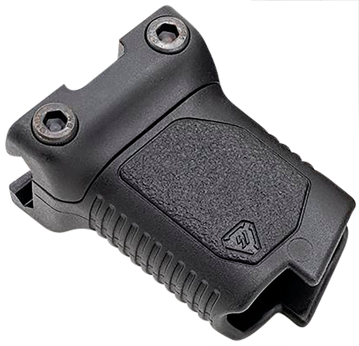 Strike Industries Picatinny Short Angled Grip with Cable Storage Black Polymer