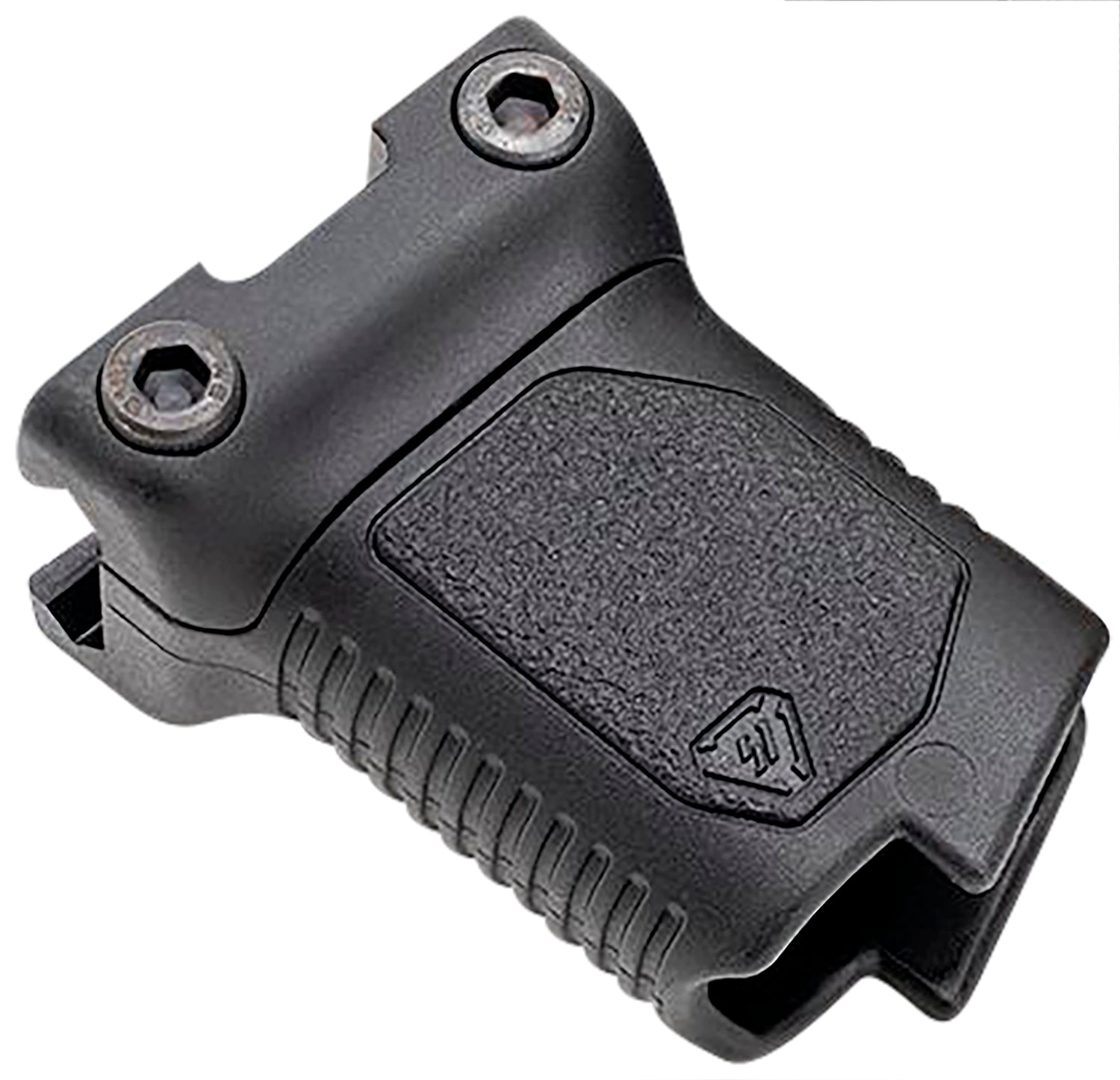 Strike Industries Picatinny Short Angled Grip with Cable Storage Black Polymer