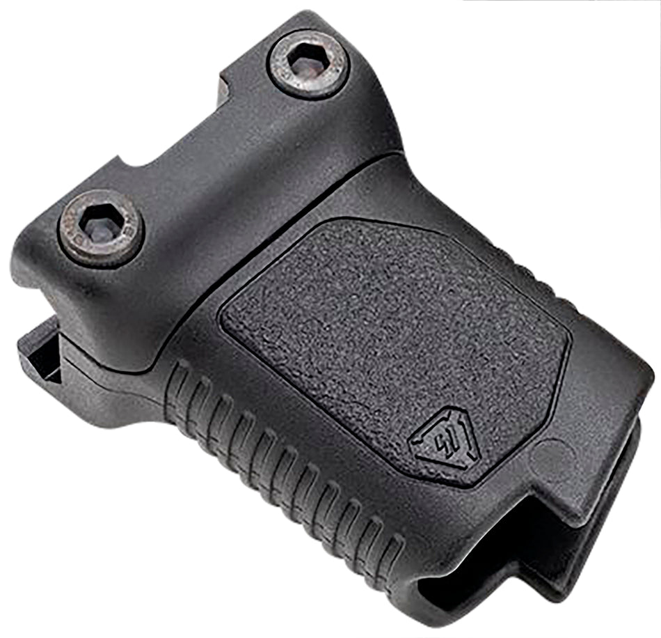 Strike Industries Picatinny Short Angled Grip with Cable Storage Black Polymer