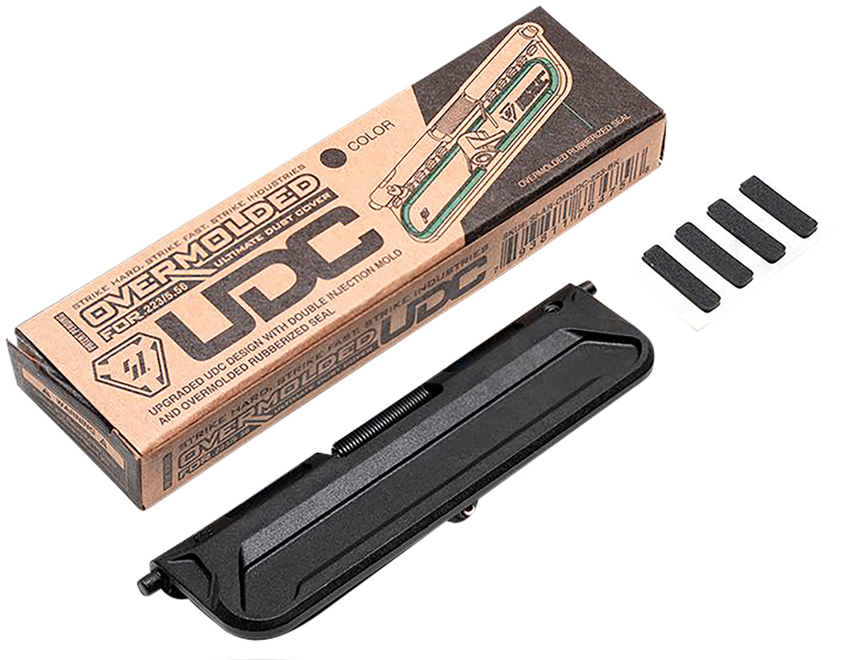 Strike Industries AR-15 .223/5.56 Ultimate Dust Cover Overmolded Black Polymer Double Injection Mold