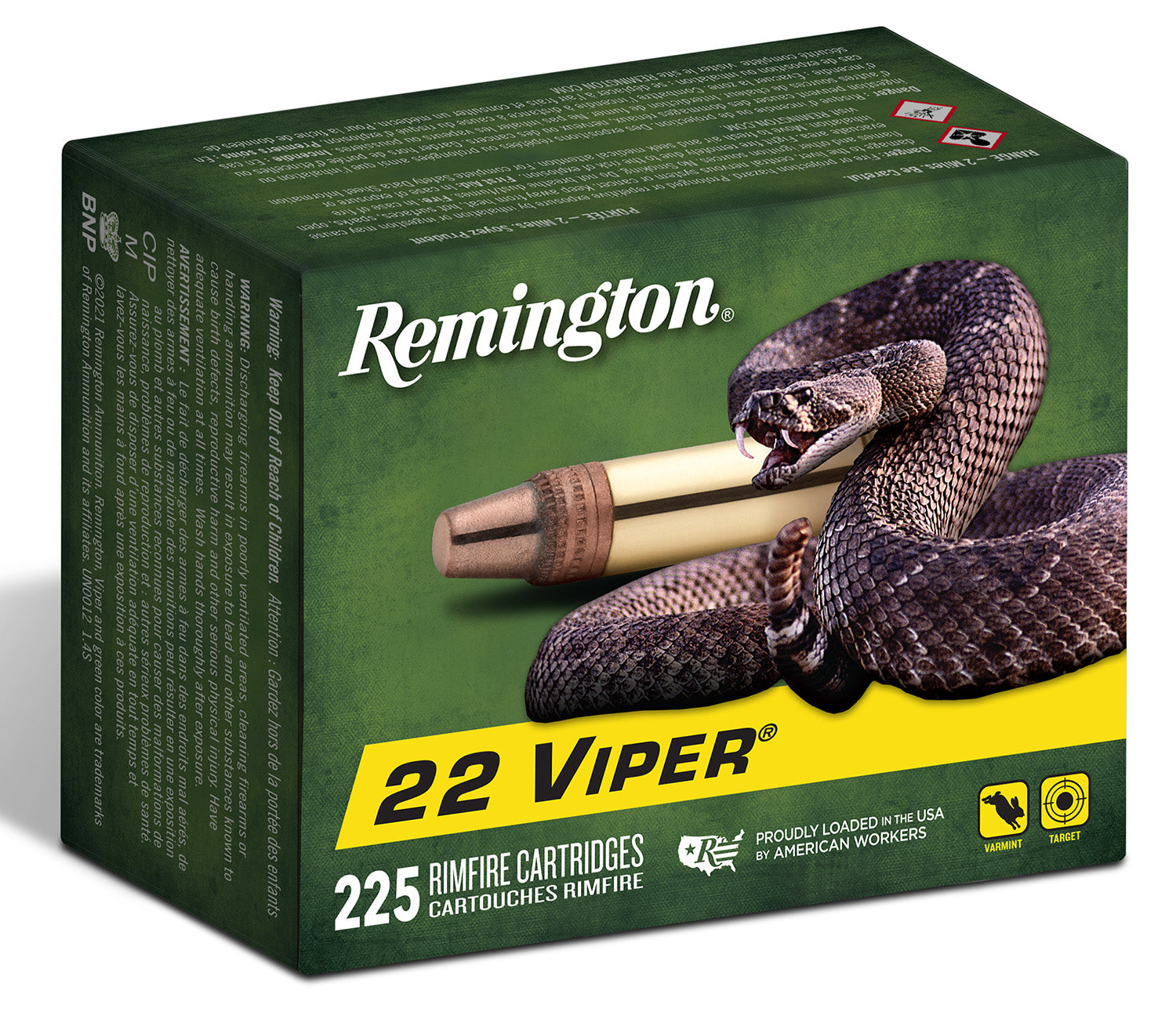 Remington Viper Truncated Cone Solid 36 Grain .22 Long Rifle 1410 fps
