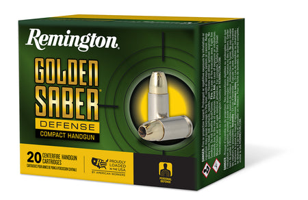 Remington Golden Saber Brass Jacket Hollow Point 180 Grain .40 S&W 785 fps