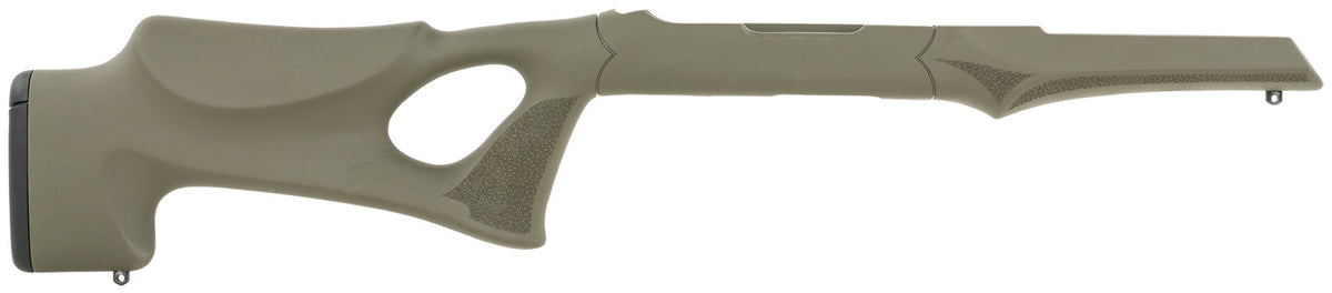 Hogue Thumbhole Rifle Stock Right Hand OD Green Overmolded for Ruger 10/22 .920" Barrel