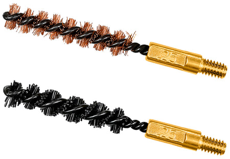 Otis FG325NB 2" Bore Brush Set for 6mm/243/250/257 Cal 8-32" Thread Bronze/Nylon 2-Piece Pack