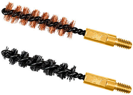 Otis FG327NB 2" Bore Brush Set for 6.8mm/7mm/270 Cal 8-32" Thread Bronze/Nylon 2-Piece Pack
