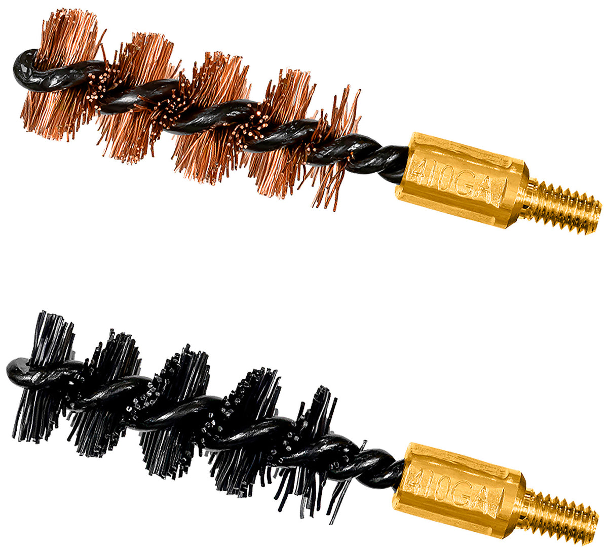 Otis FG541NB 2" Bore Brush Set for 410 Gauge Shotgun 8-32" Thread Bronze/Nylon 2-Piece Pack