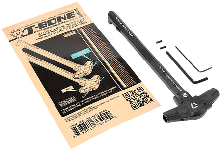 Strike Industries Black T-Bone Charging Handle Patented Gas Redirect .223/5.56x45mm NATO AR-15
