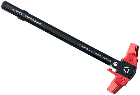 Strike Industries Red T-Bone Charging Handle Patented Gas Redirect .223/5.56x45mm NATO AR-15