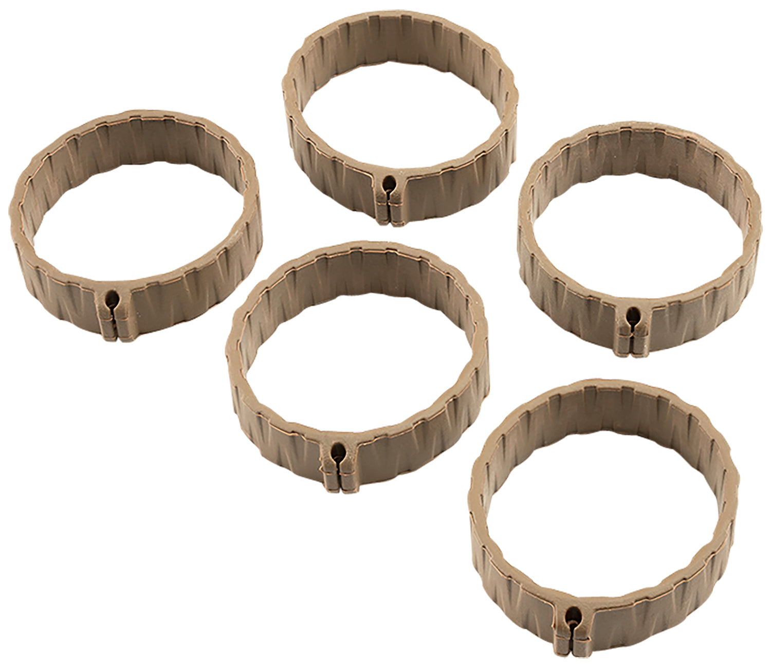 Strike Industries FDE Bang Band 2" Rubber Tactical Band 5 Pack