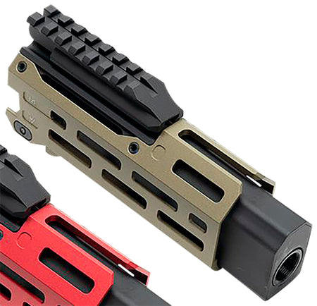 Strike Industries CEVOHG6FDE CZ Scorpion EVO 6" Flat Dark Earth M-LOK Handguard with Dummy Can