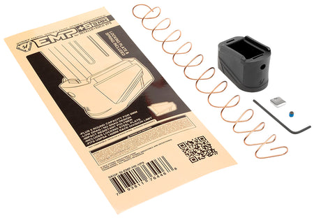 Strike Industries Enhanced Mag Plate +5rd 9mm for Heckler & Koch VP9, Black Polymer