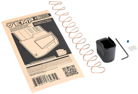 Strike Industries Enhanced Mag Plate +5rd 9mm Luger for Sig P320, Black Polymer