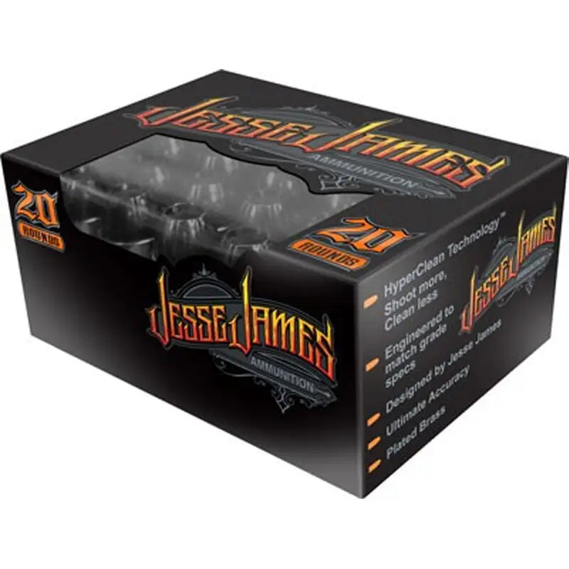 Ammo Inc JESSE JAMES BLACK LA Black Label Hollow Point .45 ACP/Auto 230 grain Jacketed Hollow Point ammunition