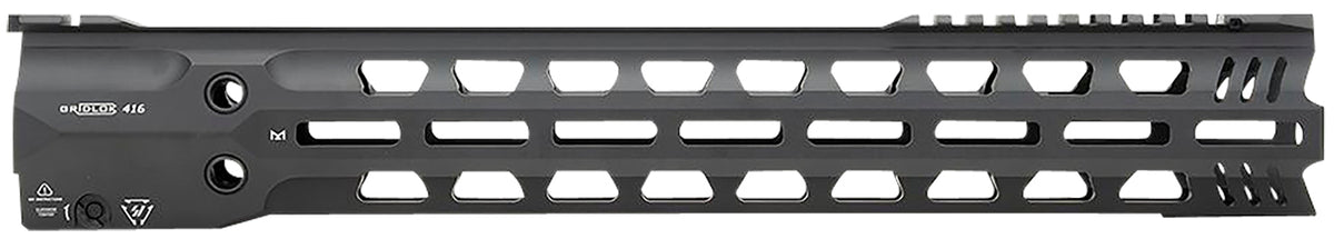Strike Industries 16" GridLok Lightspeed QD M-LOK Handguard, Black Aluminum – HK416/M27 IAR