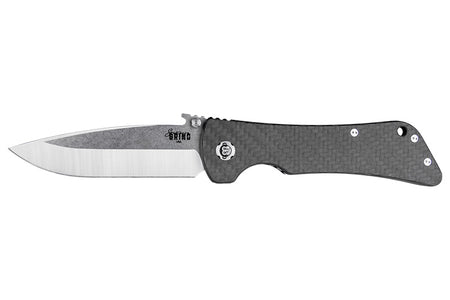Southern Grind Bad Monkey Emerson Drop Point Carbon Fiber Handle Pocket Knife
