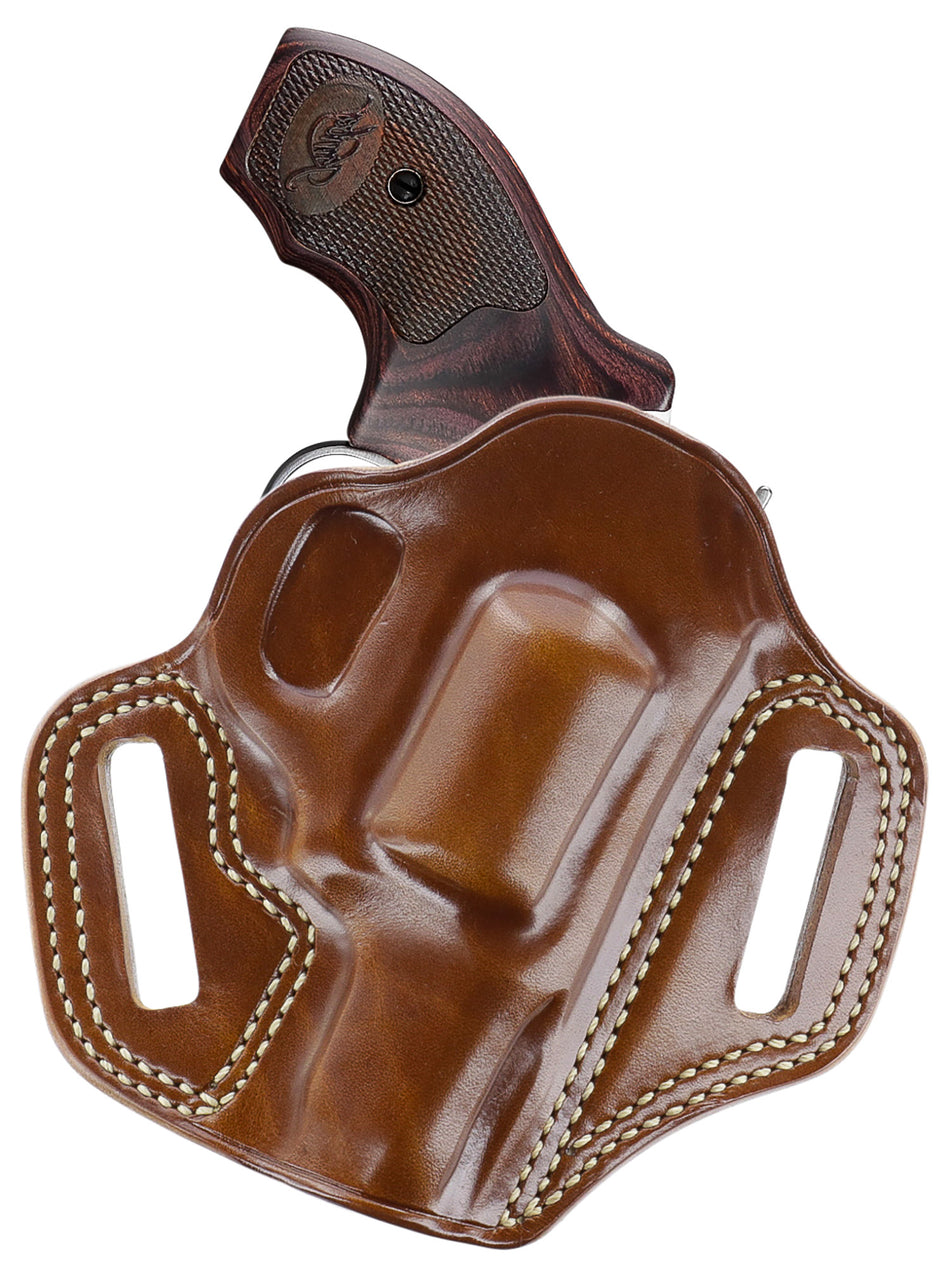 Galco Combat Master OWB Belt Slide CM312 Tan Leather Kimber K6S Right Hand