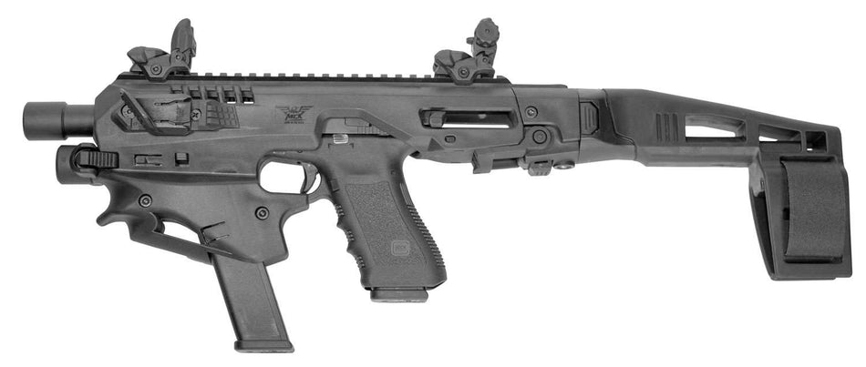 CAA MCK Glock 17/19/19X/22/23/31/32/G45 BLK Adv Kit Long Stabilizer