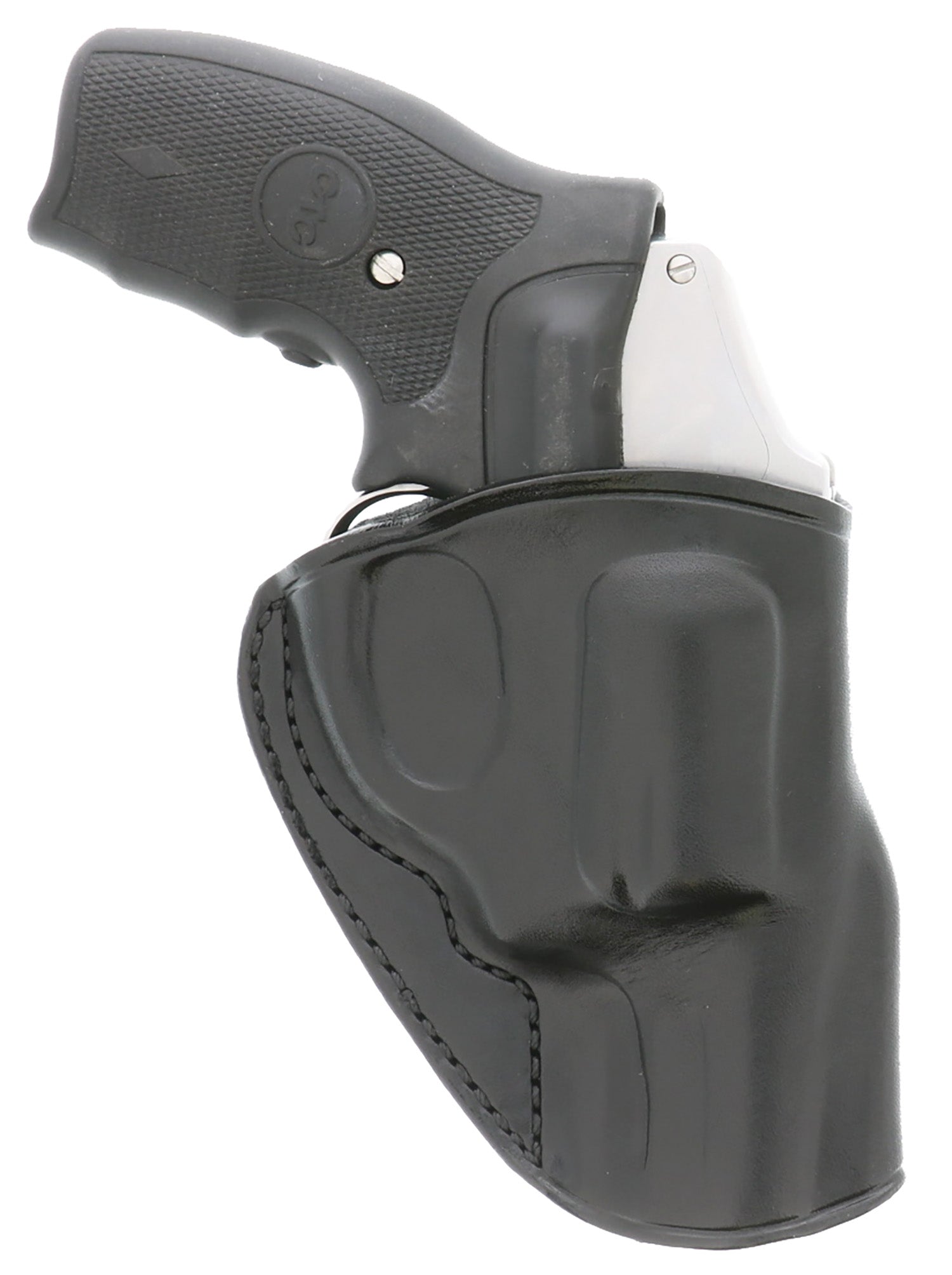Galco SG158B Stinger OWB Black Leather Belt Holster Compatible with S&W J Frame and Charter Arms Undercover Right Hand