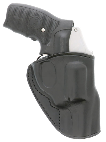 Galco SG158B Stinger OWB Black Leather Belt Holster Compatible with S&W J Frame and Charter Arms Undercover Right Hand