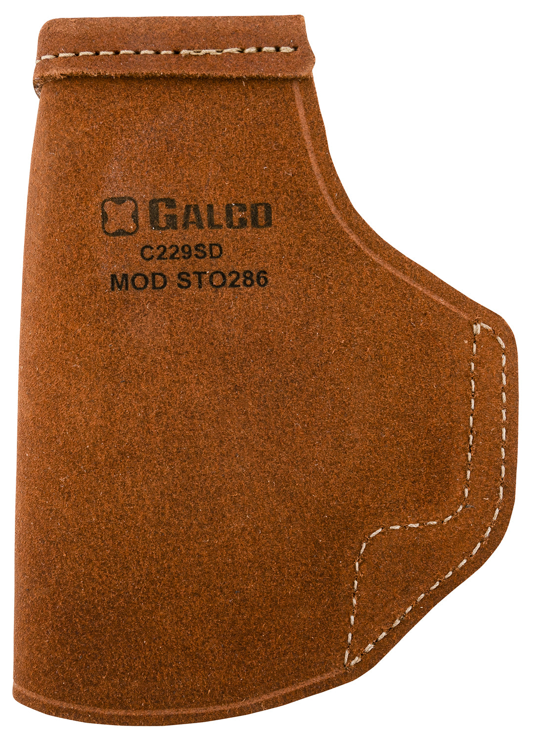 Galco STO286 Stow-N-Go Natural Leather IWB Belt Clip Holster Glock 26 Gen3-5 27 Gen3-5 33 Right Hand