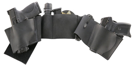 Galco UWBKLG2 Black Large UnderWraps 2.0 Belly Band Holster for Handguns