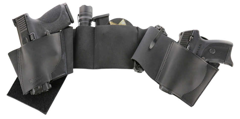 Galco UWBKLG2 Black Large UnderWraps 2.0 Belly Band Holster for Handguns