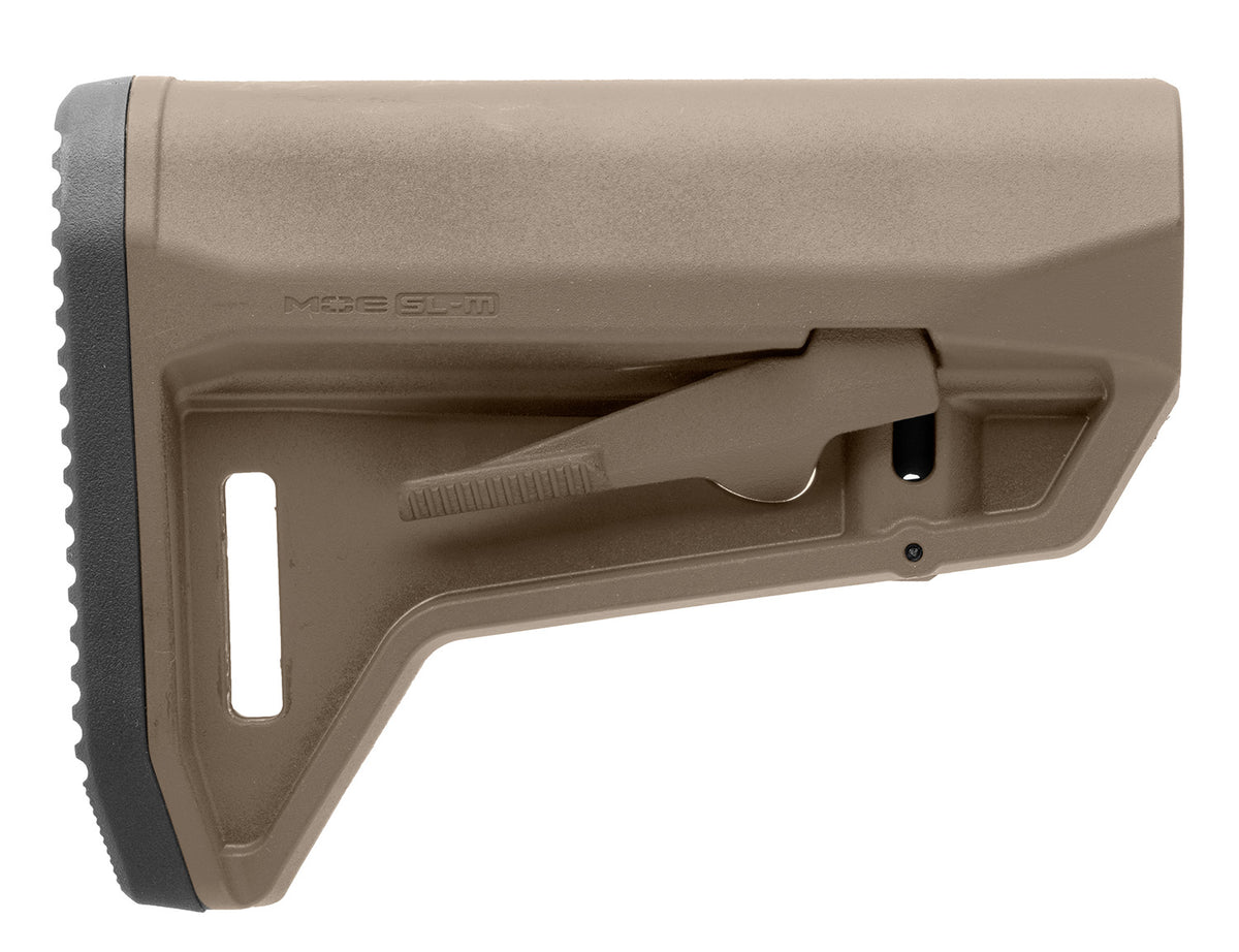 Magpul MOE SL-M Carbine Replacement Stock Flat Dark Earth for Mil-Spec AR15/M4 Platforms