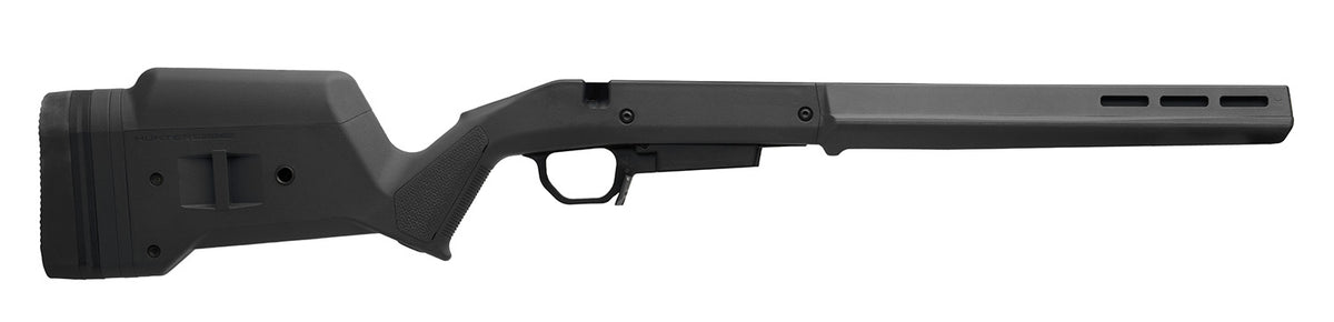 Magpul Hunter American Right-Hand Stock Black with Aluminum Bedding Block for Ruger American SA Includes STANAG Well