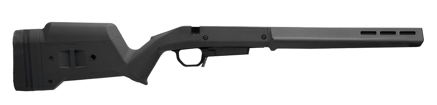 Magpul Hunter American Right-Hand Stock Black with Aluminum Bedding Block for Ruger American SA Includes STANAG Well