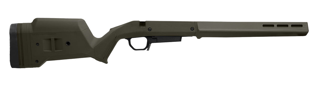 Magpul Hunter American Short Action Stock OD Green w/ STANAG Mag Well for Ruger American – MAG1207-ODG