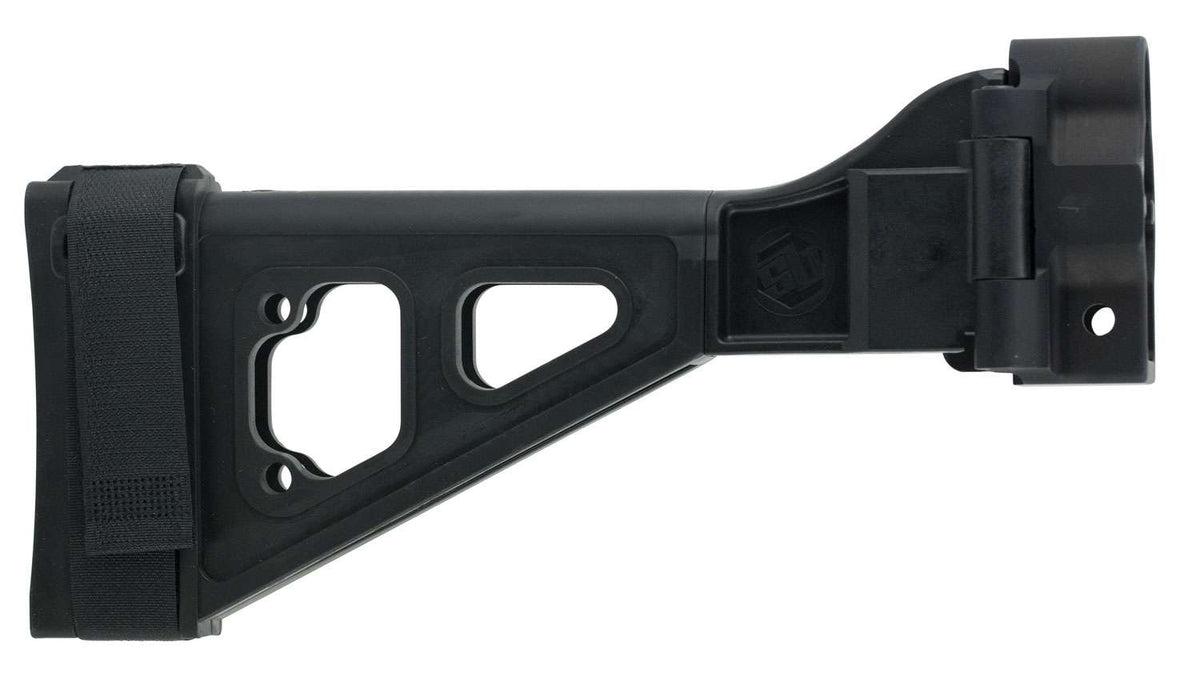SB Tactical SBT5A Folding Pistol Brace for HK MP5/MP5K - Black Finish