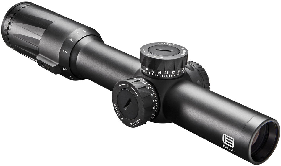 Eotech Vudu FFP Black Anodized 1-6x24mm 30mm Tube Illuminated SR2-MOA Green Reticle Including Throw Lever