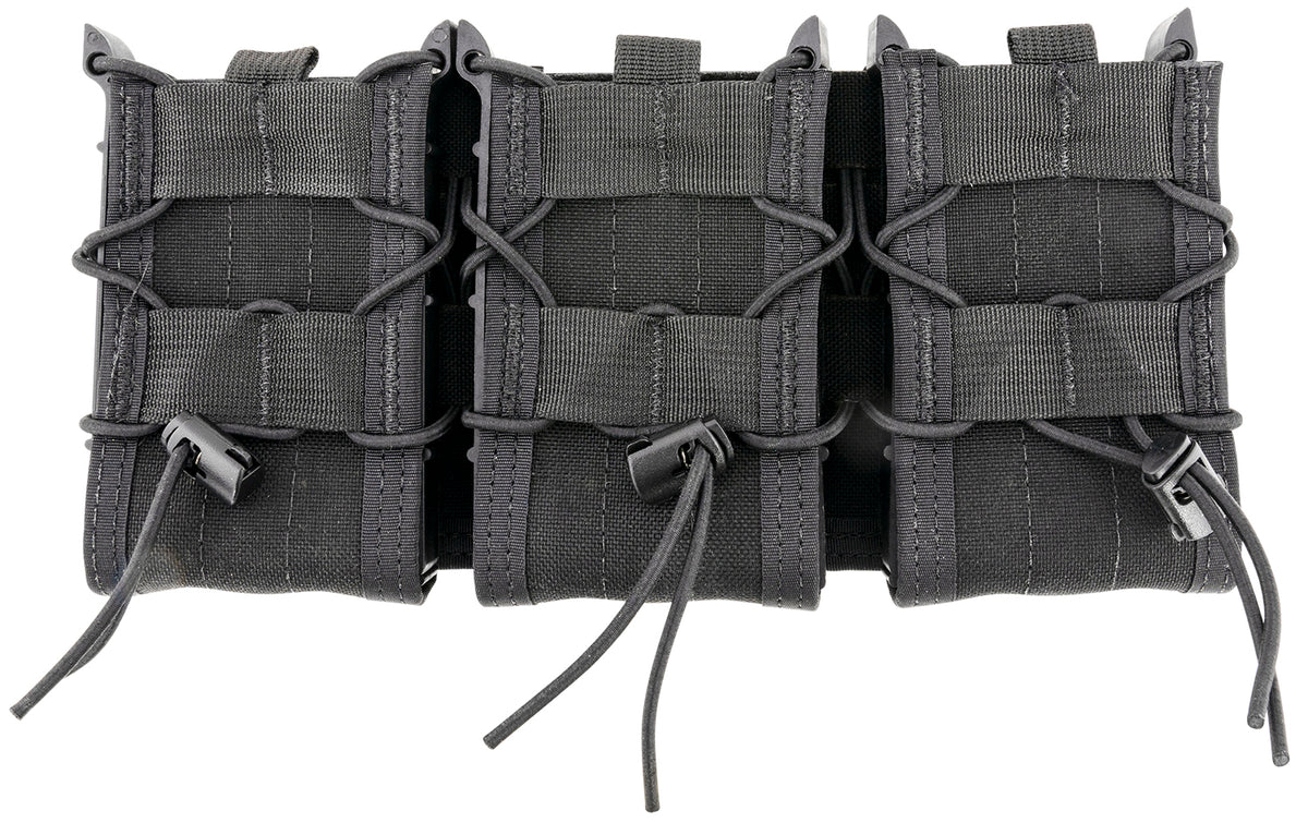 High Speed Gear Triple Rifle TACO Shingle Mag Pouch Black Nylon MOLLE Mount